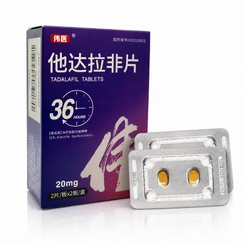 偉醫他達拉非片20mg 外盒與藥板完整展示